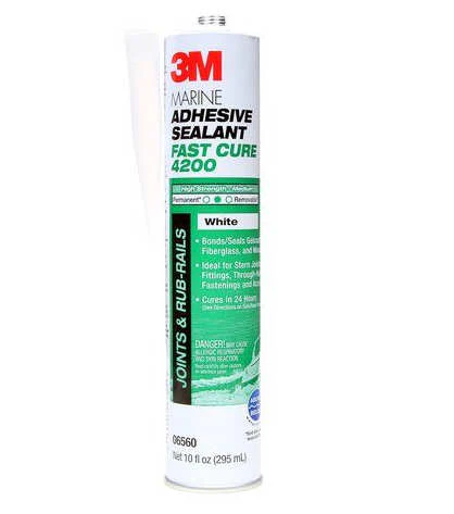 3M Marine Adhesive/Sealant Fast Cure 4200 10oz Cartridge