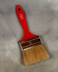 3 inch 75mm Red Brush Box