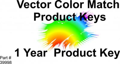 Vector Color Match Key (1 Year)