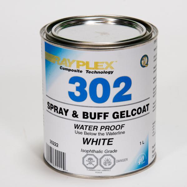 Spray & Buff White Gelcoat 1L