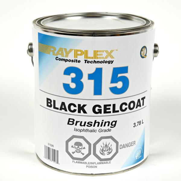 BLACK GELCOAT 3.78L SPRAY