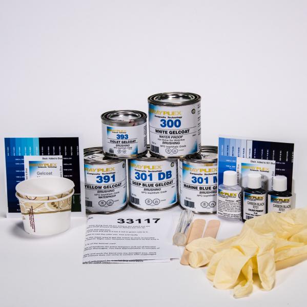Blue Gelcoat Repair Kit