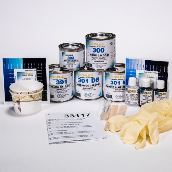 Blue Gelcoat Repair Kit
