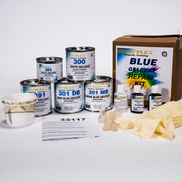 Blue Gelcoat Repair Kit