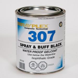 Spray & Buff Black Gelcoat 1L