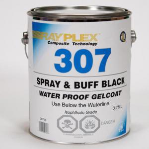 Spray & Buff Black Gelcoat 3.78L