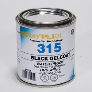 BLACK GELCOAT 250ML BR
