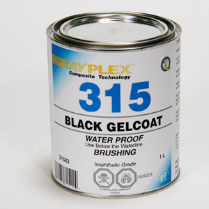 BLACK GELCOAT 1L BR