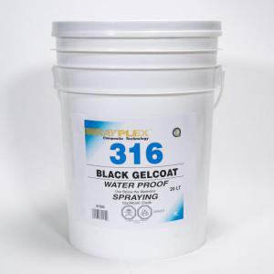 Black Gelcoat 20L Spray c/w Hardener