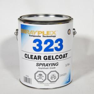CLEAR GELCOAT 3.78L SPRAYING