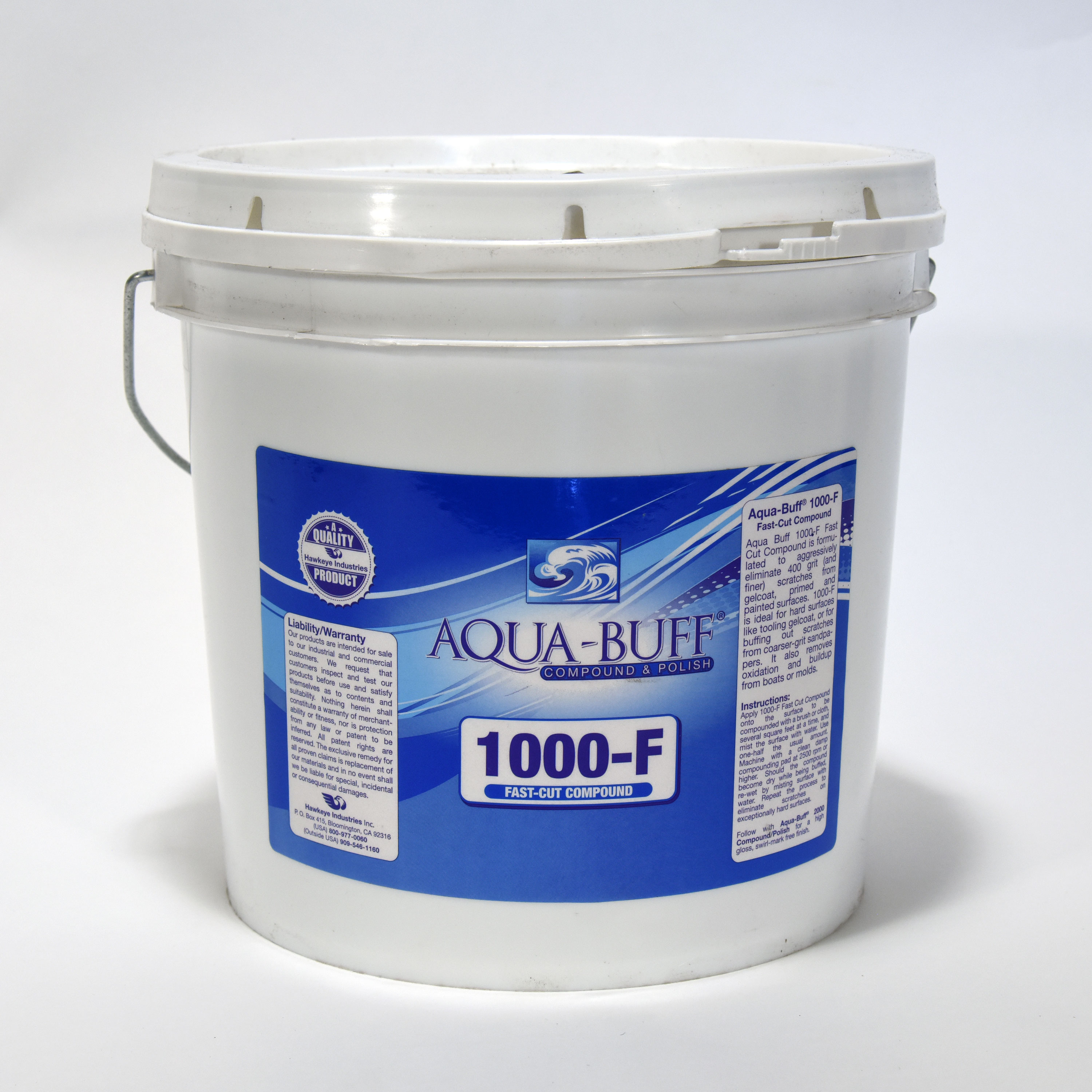 AquaBuff 1000 Gelcoat Coarse Buffing Compound 2GAL