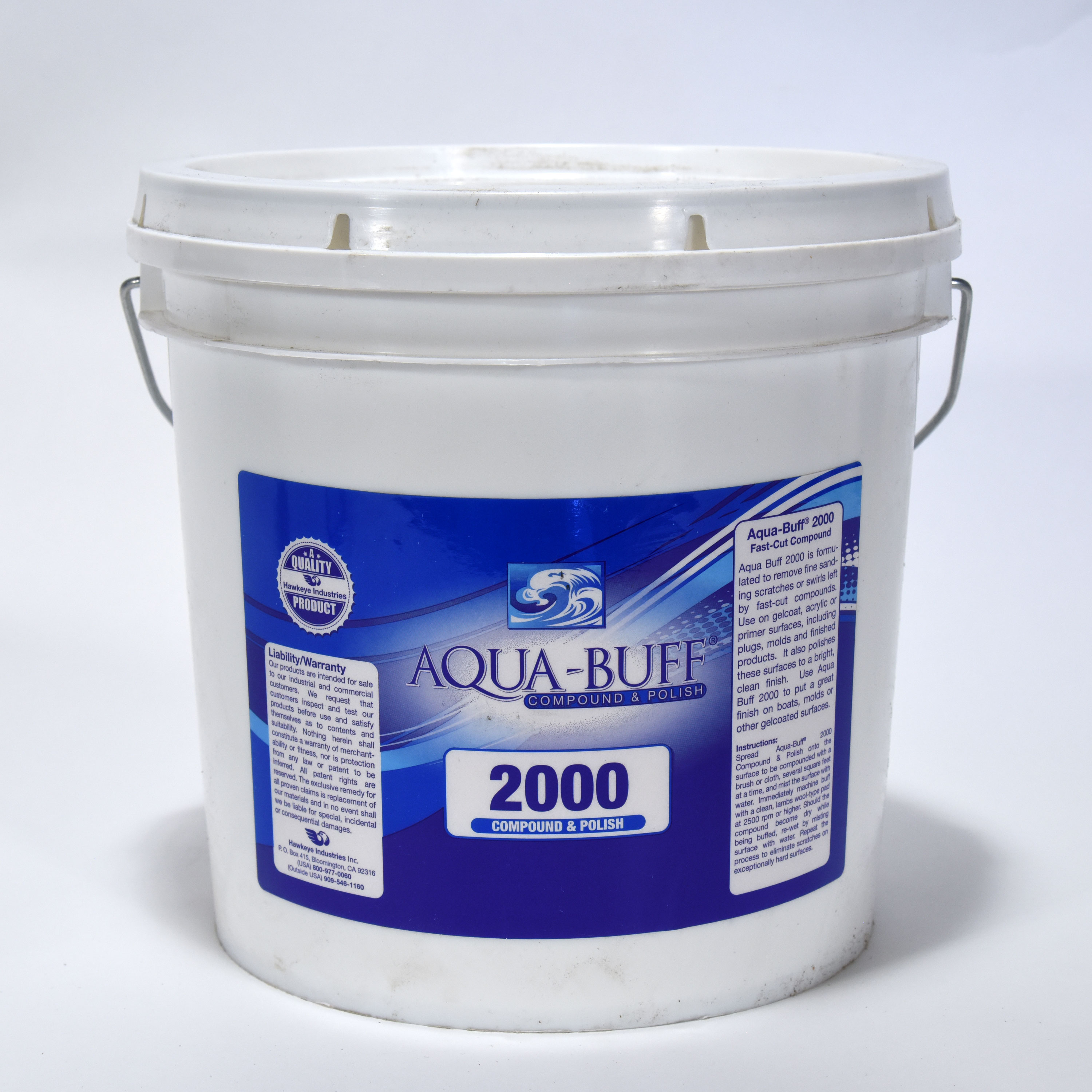 AquaBuff 2000 Gelcoat Fine Buffing Compound 2GAL