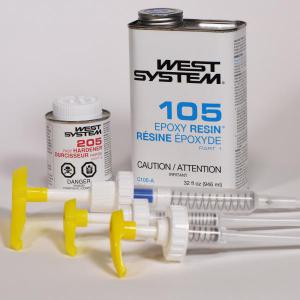  205A Hardener/Resin QT + Pumps KIT