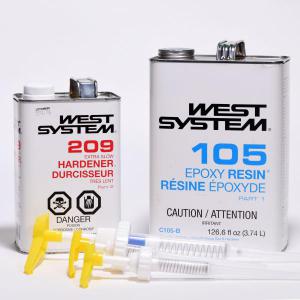 209SB Hardener/Resin Gallon + Pumps KIT